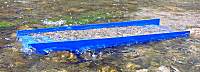 Sluice PVC rainuré,
                      utilisant le courant